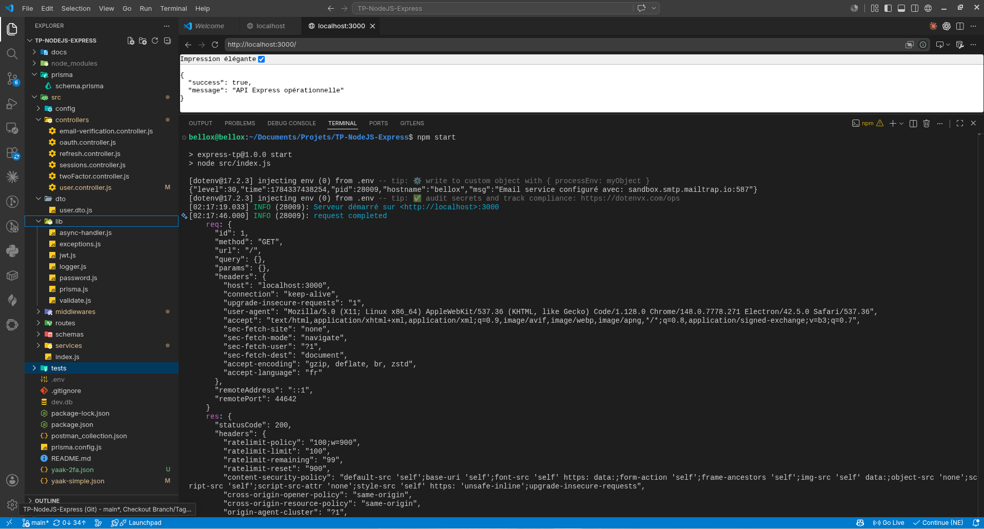 Node.js Express API